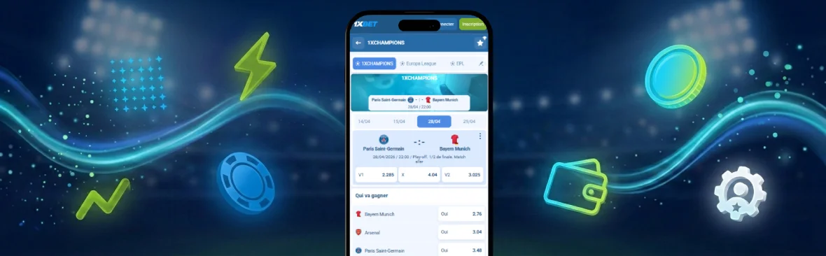 Fonctionnalités avancées de l’APK 1xbet